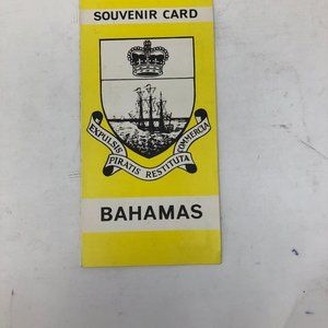 Bahamas Souvenir Card w/ Mint Stamps - Stamps 1967 Mint